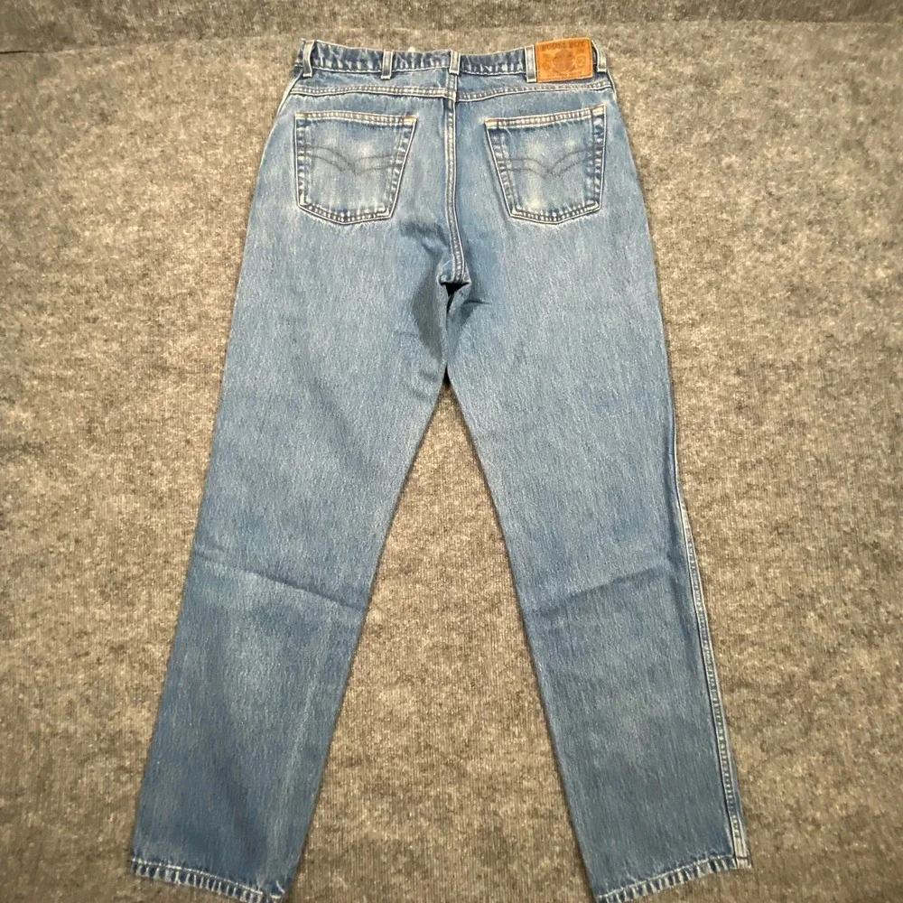 Bugle‎ Boy Gold Crest Series Mens Blue Straight Leg Jeans *32x32 Wash Vintage